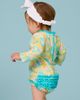 RuffleButts RuffleButts Care Bears Long Sleeve One Piece Rash Guard Swimsuit, With Signature Rear Ruffles (baby, Toddler) - 4
