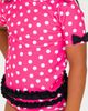 RuffleButts RuffleButts Classic Bow Short Sleeve Upf50 Rash Guard 2-piece Swimsuit With Signature Rear Ruffles (little Kid) - 4