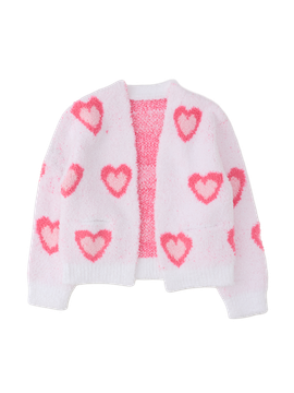 RuffleButts RuffleButts Cozy Sweater Knit Open Cardigan (toddler, Little Kid, Big Kid)