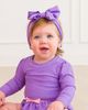 RuffleButts RuffleButts Girls UPF50+ Shimmer Swim Bow Headband - 3