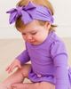 RuffleButts RuffleButts Girls UPF50+ Shimmer Swim Bow Headband - 4