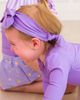 RuffleButts RuffleButts Girls UPF50+ Shimmer Swim Bow Headband - 5