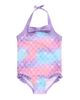 RuffleButts RuffleButts Halter UPF50+ One Piece Swimsuit - 1
