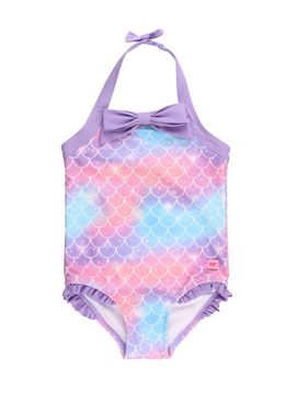 RuffleButts RuffleButts Halter UPF50+ One Piece Swimsuit