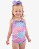 RuffleButts RuffleButts Halter UPF50+ One Piece Swimsuit - 3
