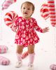 RuffleButts RuffleButts Holiday Knit Long Sleeve Twirl Top And Bloomer Set (toddler) - 3