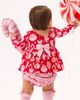 RuffleButts RuffleButts Holiday Knit Long Sleeve Twirl Top And Bloomer Set (toddler) - 4