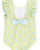 RuffleButts RuffleButts Kids' Banana Coastal Cham UPF 50+ One-Piece Swimsuit - 3