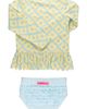 RuffleButts RuffleButts Kids' Banana Coastal Ruffle Long Sleeve Skirted UPF 50+ Rashguard - 3