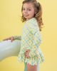 RuffleButts RuffleButts Kids' Banana Coastal Ruffle Long Sleeve Skirted UPF 50+ Rashguard - 4