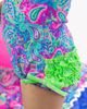 RuffleButts RuffleButts Kids' Neon Paisley One-Piece Rashguard Swimsuit - 5
