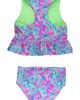 RuffleButts RuffleButts Kids' Neon Paisley Reversible Two-Piece Swimsuit - 3