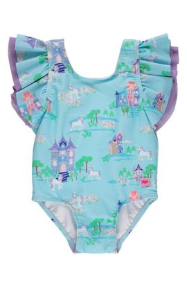 RuffleButts RuffleButts Kids' Once Upon a Castle One-Piece Swimsuit
