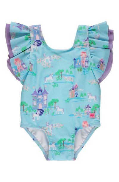 RuffleButts RuffleButts Kids' Once Upon a Castle One-Piece Swimsuit