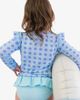 RuffleButts RuffleButts Kids' Periwinkle Ruffle Long Sleeve Two-Piece Rashguard Swimsuit - 5