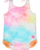 RuffleButts RuffleButts Kids' Rainbow Tie Dye One-Piece Swimsuit - 1