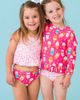 RuffleButts RuffleButts Kids' Sweet Scoops Reversible Two-Piece Swimsuit - 2