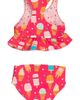 RuffleButts RuffleButts Kids' Sweet Scoops Reversible Two-Piece Swimsuit - 5