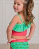 RuffleButts RuffleButts Kids' Watermelon Ruffle One-Shoulder Two-Piece Swimsuit - 5