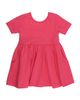 RuffleButts RuffleButts Knit Short Sleeve Twirl Dress - 1