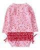RuffleButts RuffleButts Long Sleeve UPF50 One Piece Rash Guard - 2