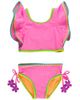 RuffleButts RuffleButts Upf50+ Crochet Detail Butterfly Tankini 2-piece Swimsuit (toddler, Little Kid, Big Kid) - 1