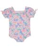 RuffleButts RuffleButts Upf50+ Puff Sleeve One Piece Swimsuit (toddler, Kids) - 2