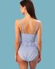RuffleButts RuffleButts UPF50+ Seersucker Women's Convertible Bandeau One Piece Swimsuit - 5