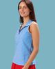 RuffleButts RuffleButts UPF50+ Sleeveless Polo Active Top - 4