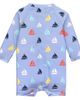 RuggedButts RuggedButts Boys Long Sleeve One Piece Rash Guard - 2