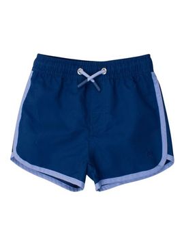 RuggedButts RuggedButts Boys UPF50+ Sun Protected Dolphin Hem Swim Trunks