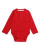 RuggedButts RuggedButts Cotton Henley Bodysuit - 1