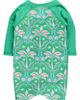 RuggedButts RuggedButts Kids' Coconut Cabana Long Sleeve UPF 50+ One-Piece Rashguard Swimsuit - 2