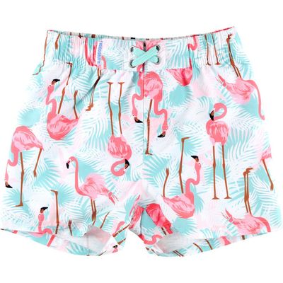 RuggedButts RuggedButts Kids' Flamingo Swim Trunks