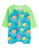 RuggedButts RuggedButts Kids' Neon Jelly Time Long Sleeve UPF 50+ One-Piece Swimsuit - 1