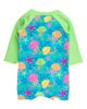 RuggedButts RuggedButts Kids' Neon Jelly Time Long Sleeve UPF 50+ One-Piece Swimsuit - 2