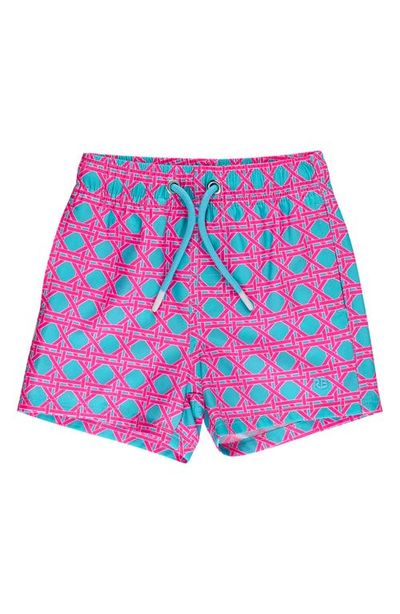 RuggedButts RuggedButts Kids' Neon Sorbet UPF 50+ Swim Trunks