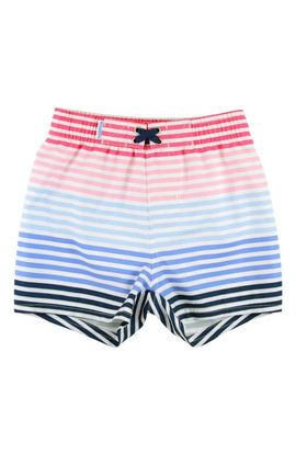RuggedButts RuggedButts Kids' Ocean Horizon Stripe Swim Trunks