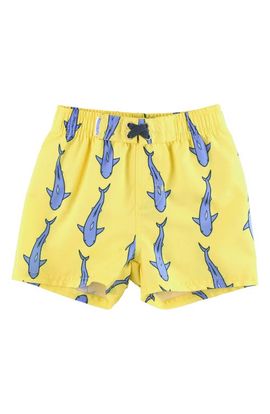 RuggedButts RuggedButts Kids' Shark Print Swim Trunks