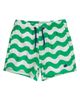 RuggedButts RuggedButts Kids' Wavy Stripe UPF 50+ Swim Trunks - 1