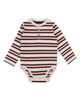 RuggedButts RuggedButts Long Sleeve Henley Bodysuit - 1