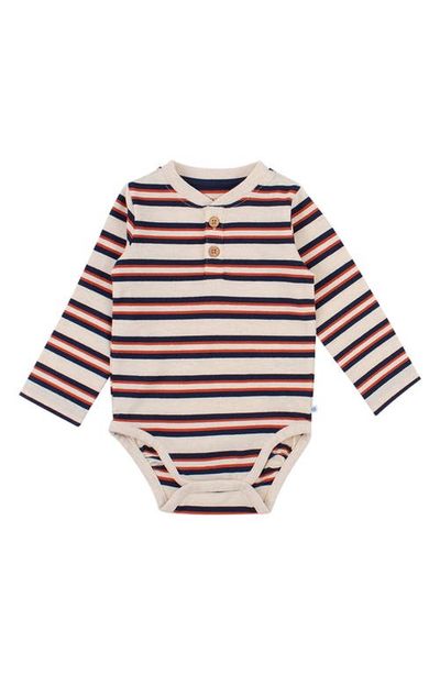 RuggedButts RuggedButts Long Sleeve Henley Bodysuit