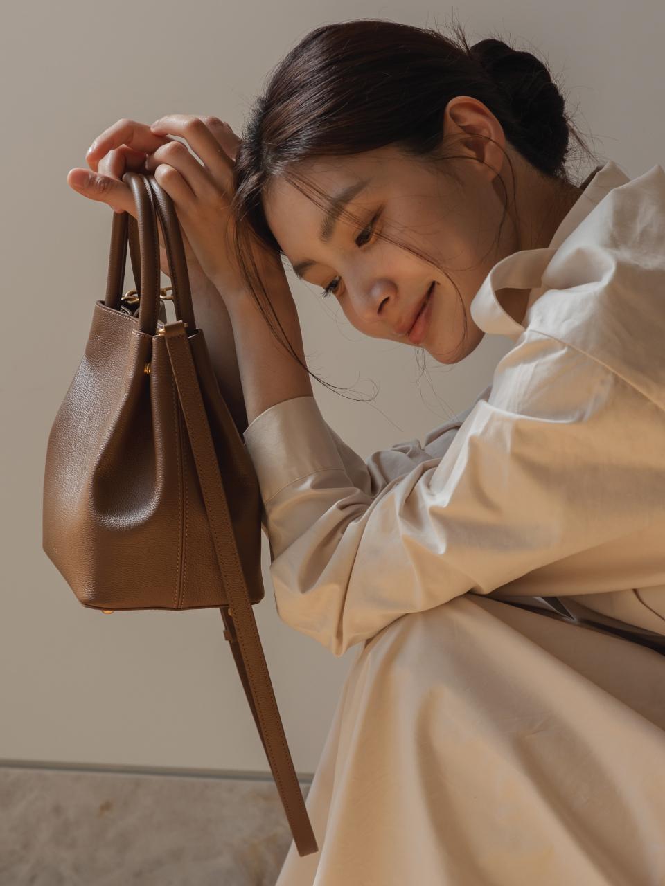 RUHOUR Pot Tote Bag [Brown]