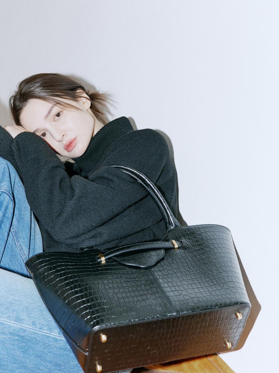 RUHOUR Rover Panier Embossed Texture Tote Bag
