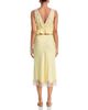 Rumored Rumored Lace Hem Midi Skirt - 6