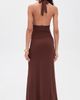 Runaway the Label Runaway the Label Arina Halter Maxi Dress Espresso - 3