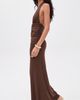 Runaway the Label Runaway the Label Arina Halter Maxi Dress Espresso - 4