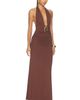 Runaway The Label Runaway The Label Arina Halter V-neck Maxi Dress - 2