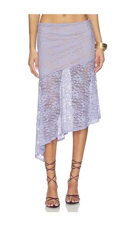 Runaway The Label Runaway The Label Ava Flounce Midi Skirt