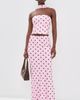 Runaway the Label Runaway the Label Blaine Maxi Skirt MUSK/CHOC POLKA - 5